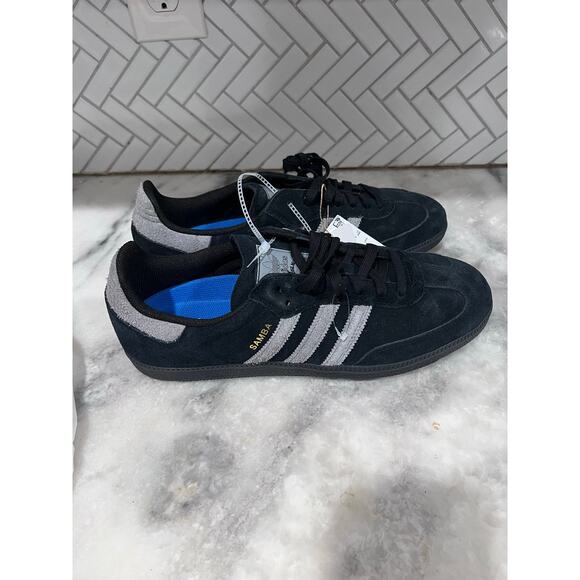 Adidas Samba ADV IG1348 Black Grey Suede Men’s 12 Skateboarding Shoes New Tags - Picture 7 of 13